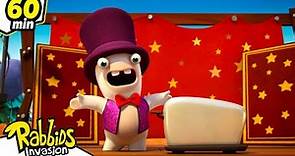 RABBIDS INVASION |1H Compilation : The Magician Rabbids | New episodes | Cartoon for kids