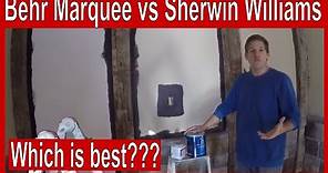 Which is the best paint - Behr Marquee vs. Sherwin Williams