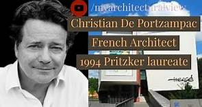 Christian De Portzamparc | French Architect | 1994 Pritzker laureate | My Architectural View |