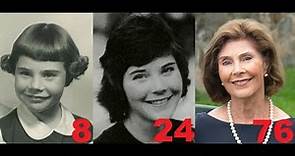 Laura Bush from 0 to 76 years old
