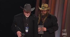 Chris Stapleton and Mike Henderson Accept the 2021 CMA Award for Song of the Year - The CMA Awards