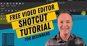 How to use Shotcut - Free Video Editor with no Watermark