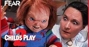 Chucky Teaches Miss Kettlewell A Lesson | Child's Play 2 (1990) | Fear