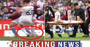 Aston Villa 1 0 Leeds Fans furious with John McGinn for rough challenge that injured 16 year old