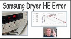 #53 - Samsung Dryer HE Error Code and Step-by-Step Diagnostics