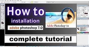 Adobe Photoshop 7.0 Download and install in window 10? Adobe Photoshop installation tutorials