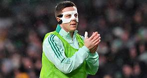 Callum McGregor says he needs to wear Celtic mask for "another few weeks"