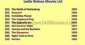 Leslie Nielsen Movies List