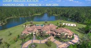 7-Acre Texas Lakefront Property For Sale in Spring TX | Estate Near Houston