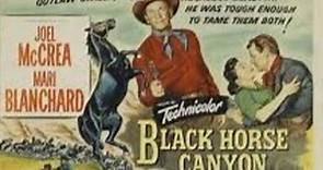 Black Horse Canyon Joel Mccrea. 1954