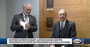 Retired Supreme Court Justice David Souter honored with spot on Concord High Wall of Fame