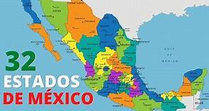 Los 32 estados de México y sus capitales👉aprende la geografía de tu país/🇲🇽✈️