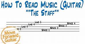 How to Read Music (Guitar) – The Staff (Stave)