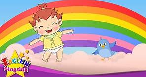I Can Sing a Rainbow - Rainbow song - Color song - Nursery Rhymes with lyrics - Song for children