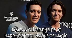James and Oliver Phelps at Harry Potter: Visions of Magic Exhibition (Köln)