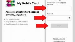Kohl's Credit Card Login, Payment And Rewards On Kohls.Com