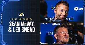 WATCH: Sean McVay & Les Snead break down their second & third round picks on Day 2 of the 2023 NFL Draft