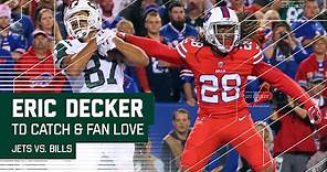 Eric Decker Scores TD & Hugs Lucky Fan! | Jets vs. Bills | NFL