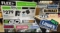 NEW! Tools Sales at Lowe's