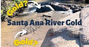 Part 1: Gold prospecting the Santa Ana River in Southern California #goldmining #goldrush