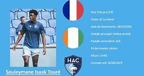 Souleymane Isaak Touré (AC Le Havre) 20/21 highlights