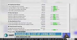 BAHAMAS ON COST OF LIVING INDEX