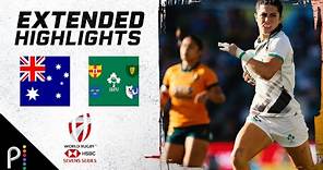 Australia v. Ireland | 2024 HSBC WORLD RUGBY SEVENS HIGHLIGHTS | 1/28/23 | NBC Sports