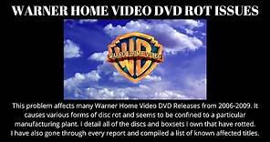Warner Home Video DVD Disc Rot Issues