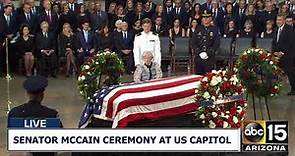 Meghan McCain and Roberta McCain at Washington ceremony