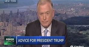 Former vice president Dan Quayle offers advice for President Trump
