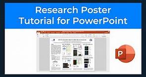 How to Make a Good Research Poster in PowerPoint
