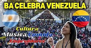 Buenos Aires Celebra Venezuela 2023 🇦🇷🇻🇪 Una locura 😱 No se podía caminar🏃🏻‍♀️