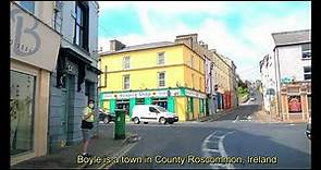 Boyle Town county Roscommon Ireland 4K ultra HD Video
