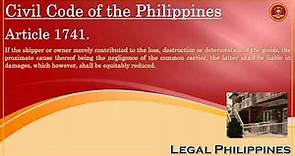 Civil Code of the Philippines, Article 1741