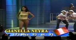 Gianella Neyra en Miss Viña Internacional 1995