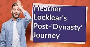 How Has Heather Locklear's Life Changed After 'Dynasty'?