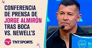 Jorge Almirón habla en conferencia de prensa tras Boca vs. Newell's