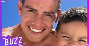 James Rodríguez presume lo grande que está su hijo Samuel | Buzz