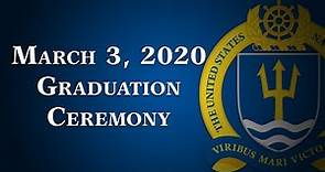 U.S. Naval War College Graduation: March 2020