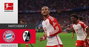 FC Bayern München - SC Freiburg 3-0 | Highlights | Matchday 7 – Bundesliga 2022/23