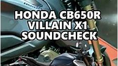 Honda CB650R installed with Villain X1 via Full system 🔥 #ZeroOneMoto #GawangZeroOneMoto #WeAllHaveAVillainInsideUs #fbreels #fbreelsvideo #fbreelsviral | Zero One Moto - Caloocan