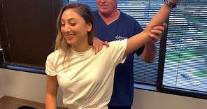 Houston Chiropractor Dr Greg Johnson Adjust New Jersey Lady For First Time Ever