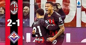Victory at the death! | AC Milan 2-1 Fiorentina | Highlights Serie A