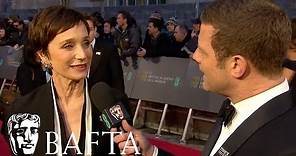 Kristin Scott Thomas Red Carpet Interview | EE BAFTA Film Awards 2018
