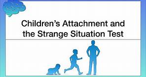 Children’s Attachment and the Strange Situation Test
