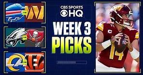 NFL Week 3 Betting Preview: EXPERT PICKS For This Week's TOP GAMES I CBS Sports