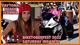 Daytona Biketoberfest - Saturday Insanity - 4K - Bike Week