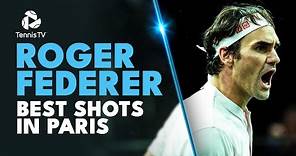 Roger Federer's GREATEST Ever Shots At The Rolex Paris Masters
