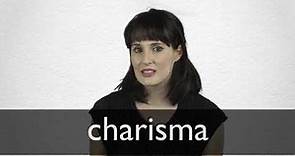 How to pronounce CHARISMA in British English
