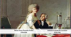 Vida y obra de Antoine-Laurent de Lavoisier y Marie Anne Pierrete Paulze